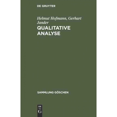 按需印刷DEG Qualitative Analyse[9783112310519]
