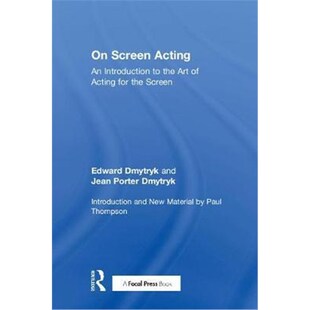 for the Art Acting Introduction 9781138584365 按需印刷On Screen