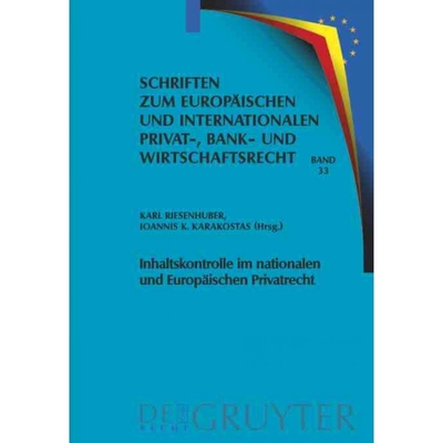 按需印刷DEG Inhaltskontrolle im nationalen und Europ?ischen Privatrecht[9783899497458]