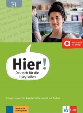 预订【德语】 Hier! B1 Intensivtrainer für Zweitschriftlernende mit Audios[9783126766920]