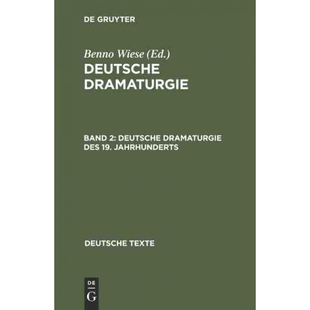 按需印刷不退不换DEG Deutsche Dramaturgie des 19. Jahrhunderts[9783110986839]