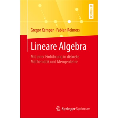 预订不退不换德语Lineare Algebra:Mit einer Einführung in diskrete Mathematik und Mengenlehre