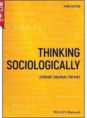 按需印刷 Thinking Sociologically  社会学思考