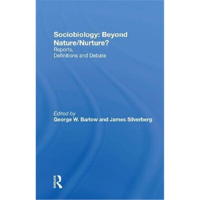按需印刷Sociobiology: Beyond Nature/nurture?:Reports, Definitions And Debate[9780367303297]