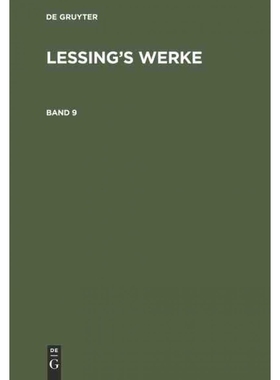 按需印刷DEG G. E. Lessing: Lessing’s Werke. Band 9[9783111068176]