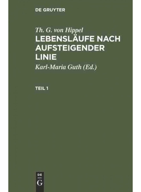按需印刷DEG Lebensl?ufe nach aufsteigender Linie[9783111232102]