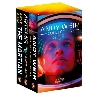 预售在途 Andy Weir 3 Books Collection Set Project Hail Mary, Artemis, The Martian