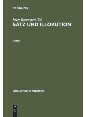 按需印刷DEG Satz und Illokution[9783484302785]