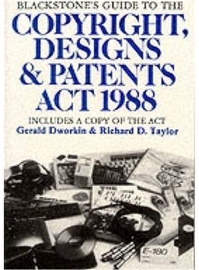 按需印刷Blackstone's Guide to the Copyright, Designs and Patents Act 1988[9781854310231]