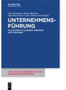 预订【德语】 Unternehmensfuhrung:Fallstudien, Klausure