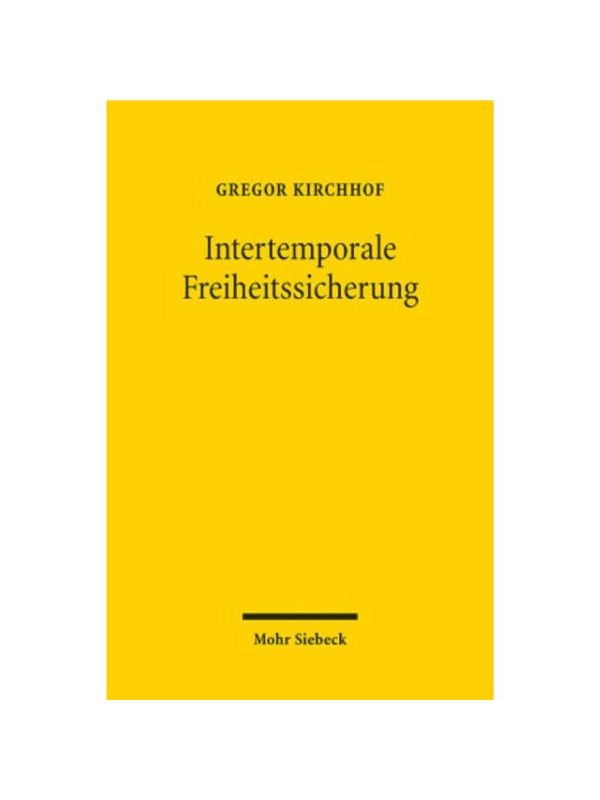 预订【德语】Intertemporale Freiheitssicherung:Klimaschutz - Sozialsysteme - Staatsverschuldung