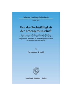 预订【德语】Von der Rechtsf?higkeit der Erbengemeinschaft:Unter besonderer Berücksichtigung der Einflüsse der deutsche
