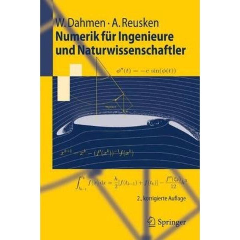 预订【德语】 Numerik für Ingenieure und Naturwissenschaftler: