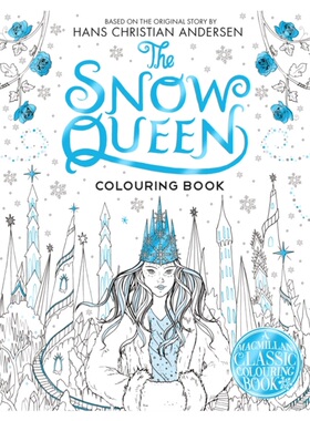 预订不退不换The Snow Queen Colouring Book  涂色书