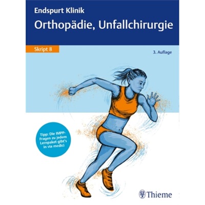预订【德语】 Endspurt Klinik Skript 8: Orthopädie, Unfallchirurgie[9783132430600]