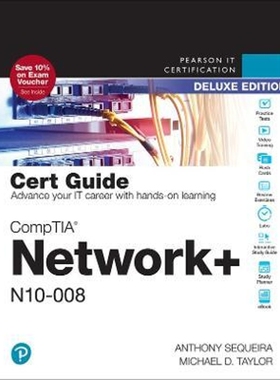 预订CompTIA Network+ N10-008 Cert Guide, Deluxe Edition