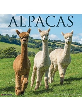预订Alpacas 2021 Wall Calendar