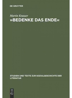 按需印刷不退不换DEG Bedenke das Ende[9783484350588]