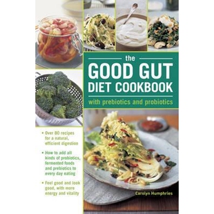 Prebiotics fermented Good and with Diet foods probiotic Probiotics prebiotics Cookbook add Gut 预订The How