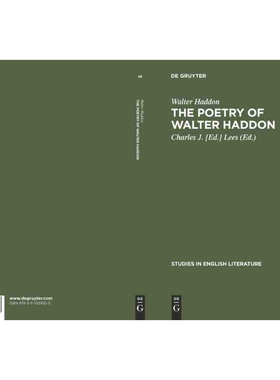 按需印刷DGYT The poetry of Walter Haddon[9783111029023]