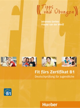 预订【德语】 Fit fürs Zertifikat B1, Deutschprüfung für Jugendliche, Lehrbuch mit C[9783192416514]