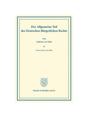 预订【德语】Der Allgemeine Teil des Deutschen Bürgerlichen Rechts.:Zweiter Band: Die rechtserheblichen Tatsachen, insbe