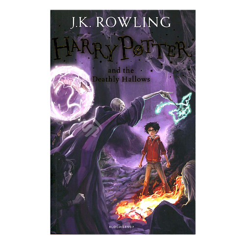 哈利波特与死亡圣器 英语原版小说 Harry Potter and the Deathly Hallows 哈利波特7 JK 罗琳 儿童版读物 英文版进口书籍正版 - 封面