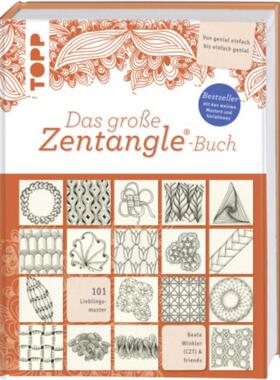 预订【德语】 Das gro?e Zentangle?-Buch:Bestseller mit den meisten Mustern und Variationen.