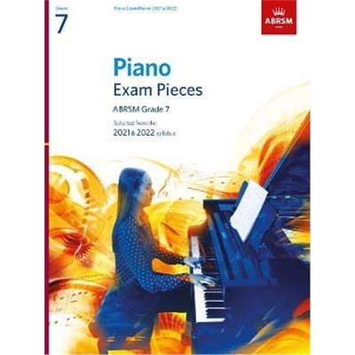 预订不退不换Piano Exam Pieces 2021 & 2022, ABRSM Grade 7:Selected from the 2021 & 2022 syllabus
