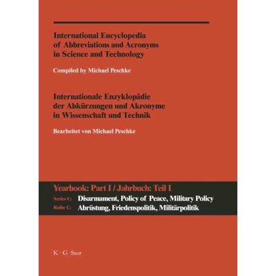 预订DEG A Z   Internationale Enzyklopadie Der Abkurzungen Und Akronyme in Wissenschaft Und Technik. Reih