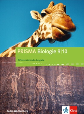 预订【德语】 PRISMA Biologie 9/10 Differenzierende Ausgabe Baden-Württemberg, Schül[9783120684466]