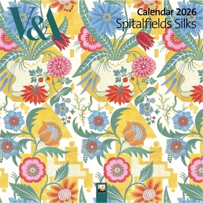 预订V&A: Spitalfields Silks Wall Calendar 2026 (Art Calendar)[9781835623824]