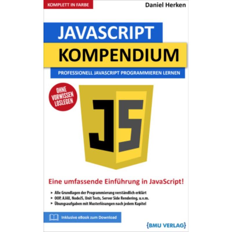 预订【德语】 JavaScript Kompendium:Professionell JavaScript Programmieren lernen