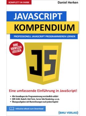 预订【德语】 JavaScript Kompendium:Professionell JavaScript Programmieren lernen
