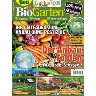 预订不退不换德语 GartenTipps Spezial: Mein Bio-Garten:Aussaat, Pflege, Ernte und Tipps