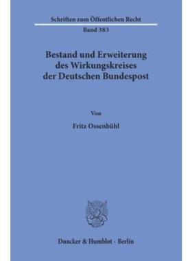 预订【德语】 Bestand und Erweiterung des Wirkungskreis