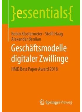 预订【德语】 Geschäftsmodelle digitaler Zwillinge:HMD Best Paper Award 2018