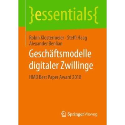 预订【德语】 Geschäftsmodelle digitaler Zwillinge:HMD Best Paper Award 2018
