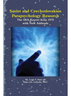 按需印刷不退不换Soviet and Czechoslovakian Parapsychology Research[9781304838872]