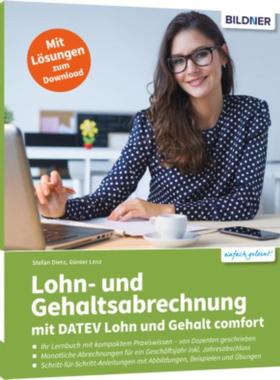 预订【德语】 Lohn- und Gehaltsabrechnung mit DATEV Lohn und Gehalt comfort:Ihr Lernbuch mit komp