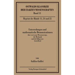 über Unterredungen Wissenszweige neue zwei Demonstrationen mathematische und 德语 预订