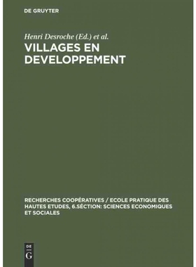 按需印刷不退不换DEG Villages en developpement[9783111189864]