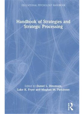 按需印刷不退不换Handbook of Strategies and Strategic Processing[9781138389939]