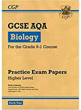 预订Grade 9-1 GCSE Biology AQA Practice Papers: Higher Pack 2