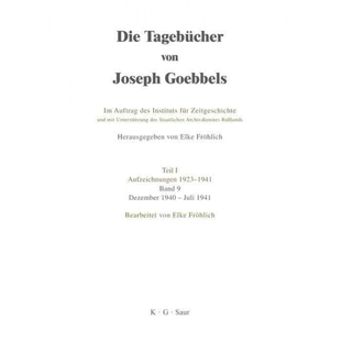 Dezember 9783598237393 1940 1941 Juli 按需印刷DEG