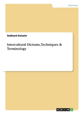 预订不退不换Intercultural Dictums, Techniques & Terminology