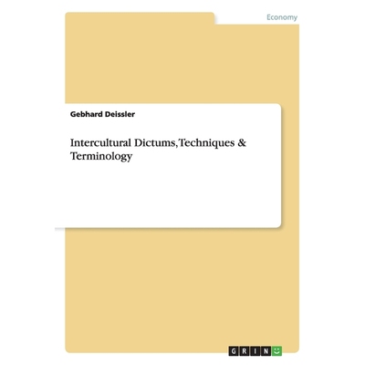 预订Intercultural Dictums, Techniques & Terminology