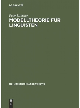 按需印刷DEG Modelltheorie für Linguisten[9783484500662]