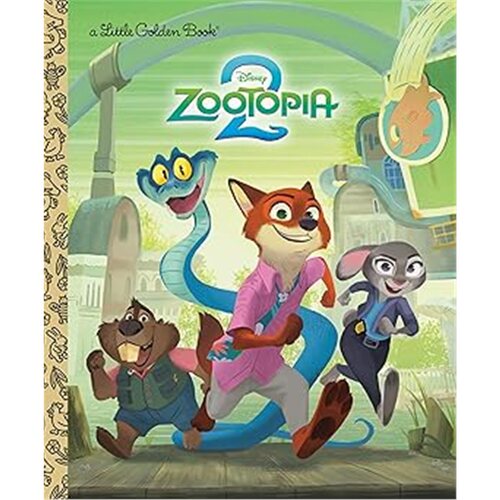 现货 迪士尼疯狂动物城2小金色童书Disney Zootopia 2 Little Golden Book 上海外文 [9780736445672]