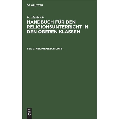 预订不退不换德语 Heilige Geschichte: